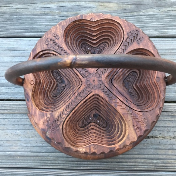 Wood Trays Dried Fruit Decorative Folding Plate - Picture 5 of 8